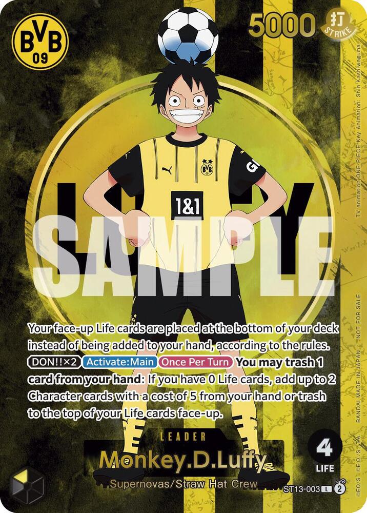 Monkey.D.Luffy (BVB x One Piece Campaign) - One Piece TCG Promotion Cards (OP-PR)